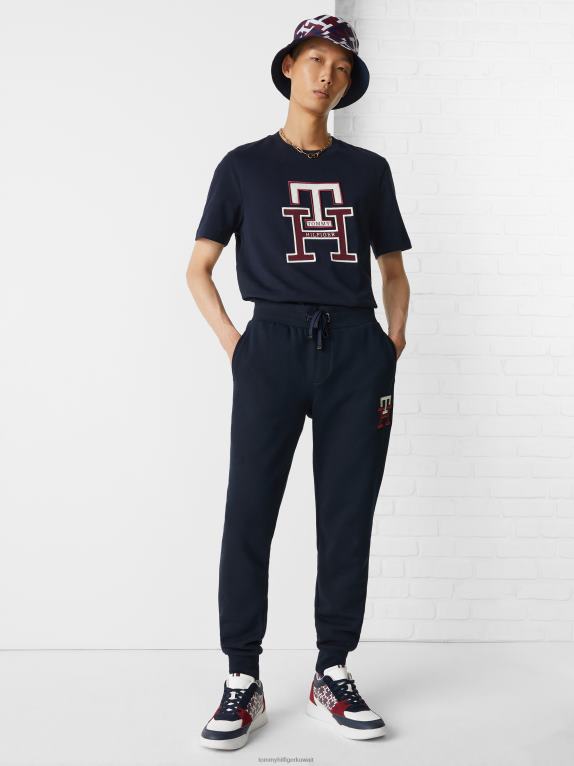 سماء الصحراء Tommy Hilfiger تيشيرت من القطن العضوي مزين بشعار المونوغرام 44644730