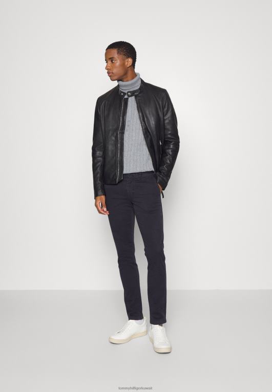 أسود Tommy Hilfiger بليكر الساتان بناطيل سبور 446447302