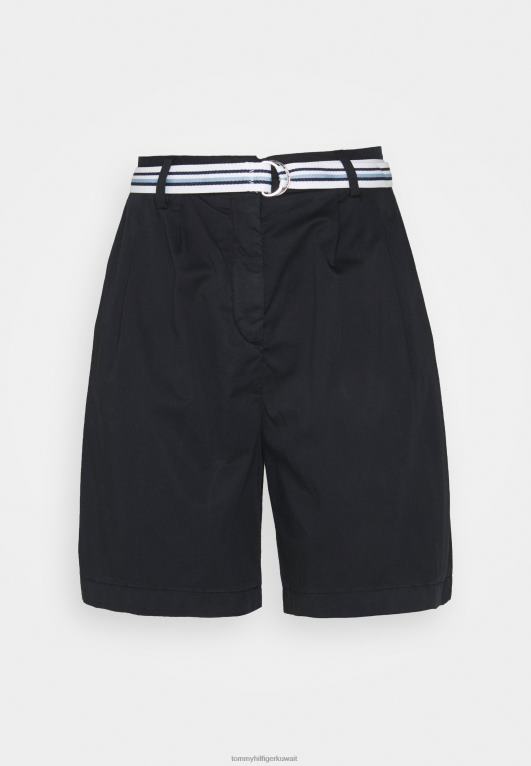 أسود Tommy Hilfiger السراويل الحديثة 446447303