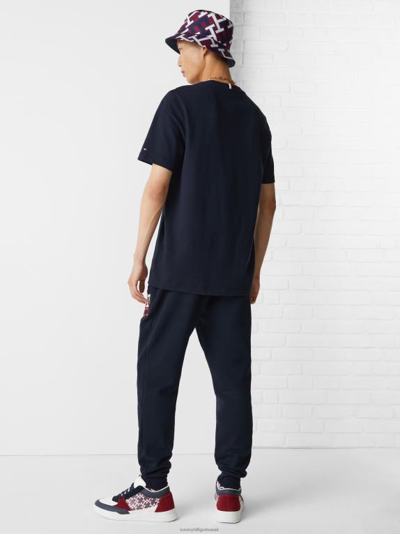 سماء الصحراء Tommy Hilfiger تيشيرت من القطن العضوي مزين بشعار المونوغرام 44644730