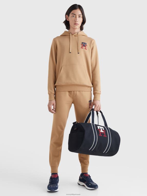 الفضاء الأزرق Tommy Hilfiger حقيبة من القماش الخشن بطبعة مونوغرام 44644731