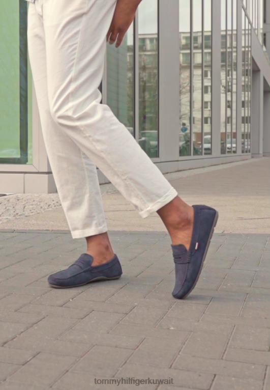 أزرق Tommy Hilfiger الأخفاف الكلاسيكية بيني متعطل 446447311