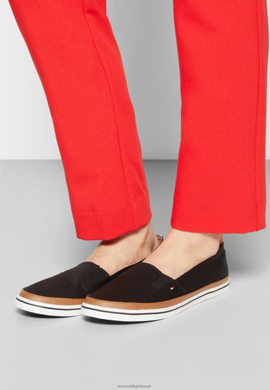 أسود Tommy Hilfiger حذاء كيشا الأيقوني سهل الارتداء 446447312