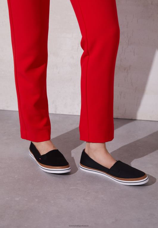 أسود Tommy Hilfiger حذاء كيشا الأيقوني سهل الارتداء 446447312
