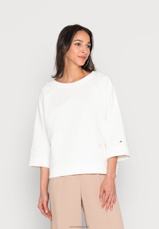 بيج فاتح Tommy Hilfiger سترة سلوب تيري 446447319