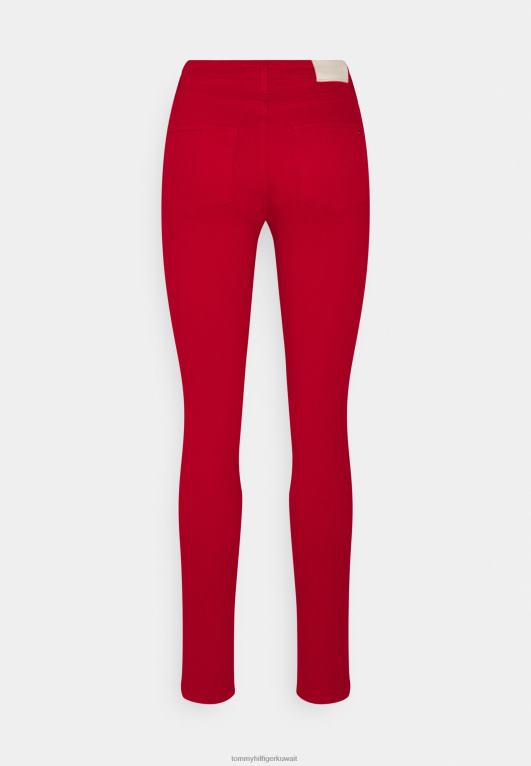 الأحمر الأساسي Tommy Hilfiger جينز فليكس كومو ذو قصة ضيقة 446447322