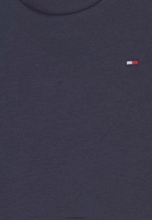 البحرية الشفق Tommy Hilfiger تي شيرت أساسي للأطفال للجنسين 446447325