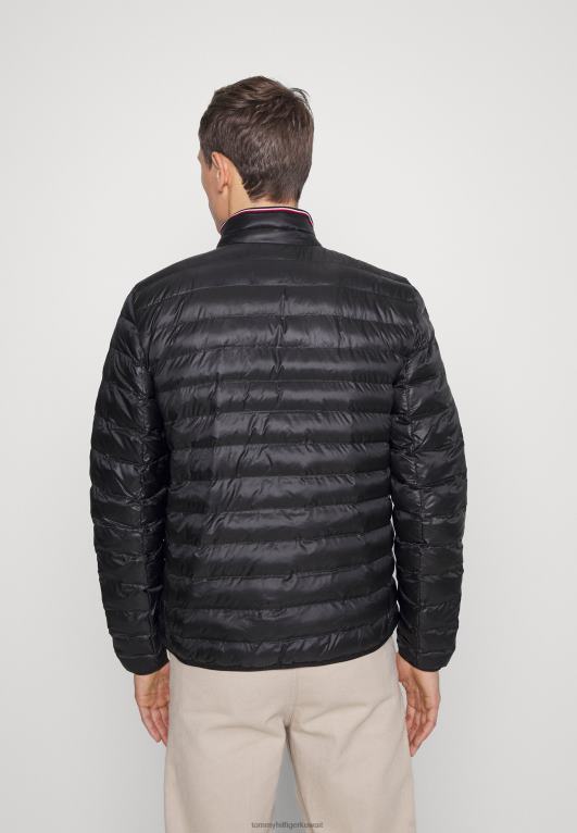أسود Tommy Hilfiger سترة شتوية دائرية قابلة للتعبئة 446447331