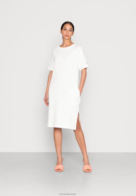 بيج فاتح Tommy Hilfiger فستان ميدي مفتوح اليوم 446447336