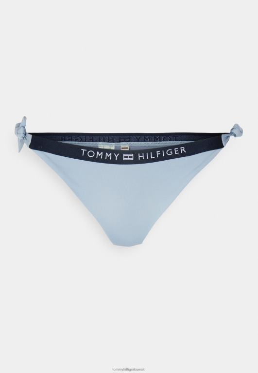 الفجر الأزرق Tommy Hilfiger ربطة عنق جانبية على الجزء السفلي من البكيني 446447356