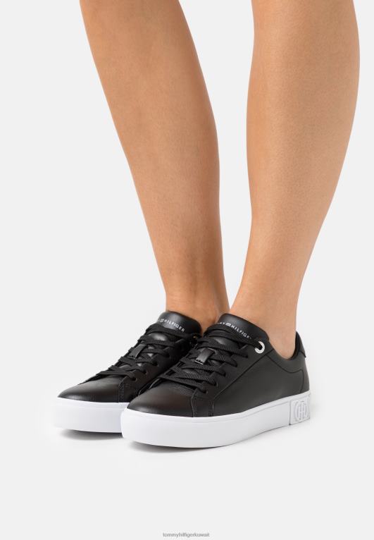 أسود Tommy Hilfiger المدربين المخادعين 446447368