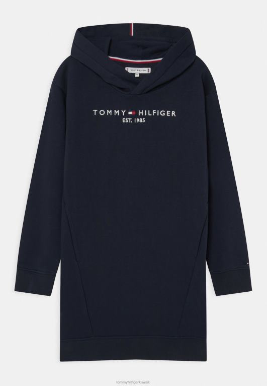 سماء الصحراء Tommy Hilfiger فستان هوديي أساسي لباس اليوم 446447373