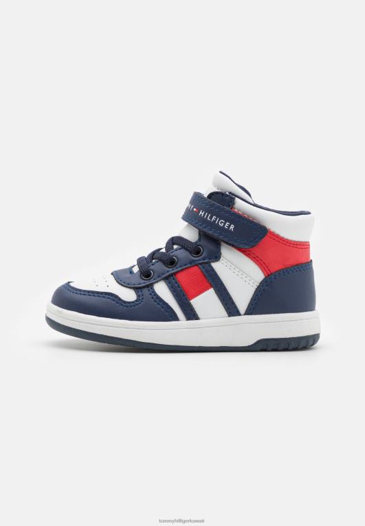 أزرق/أبيض/أحمر Tommy Hilfiger أحذية رياضية عالية الجودة 446447379