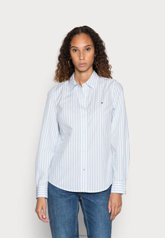 جريئة / منسم الأزرق Tommy Hilfiger بلوزة عادية بأزرار 446447385