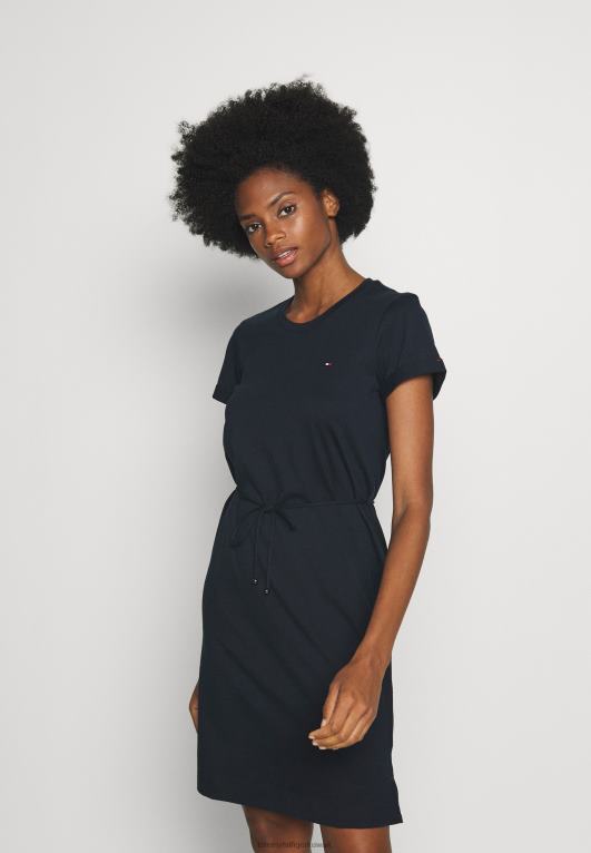 سماء الصحراء Tommy Hilfiger فستان جيرسي قصير رائع 446447392