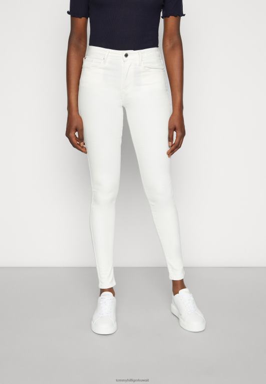بيج فاتح Tommy Hilfiger فليكس كومو جينز نحيل تناسب نحيل 446447407