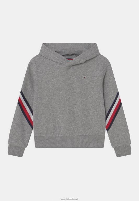 هيذر رمادي فاتح Tommy Hilfiger هوديي العالمية 446447410