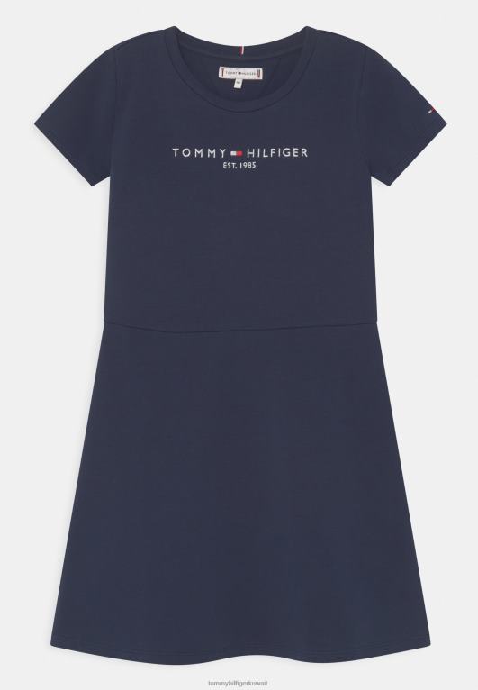 البحرية الشفق Tommy Hilfiger فستان يوم المتزلج الأساسي 446447411