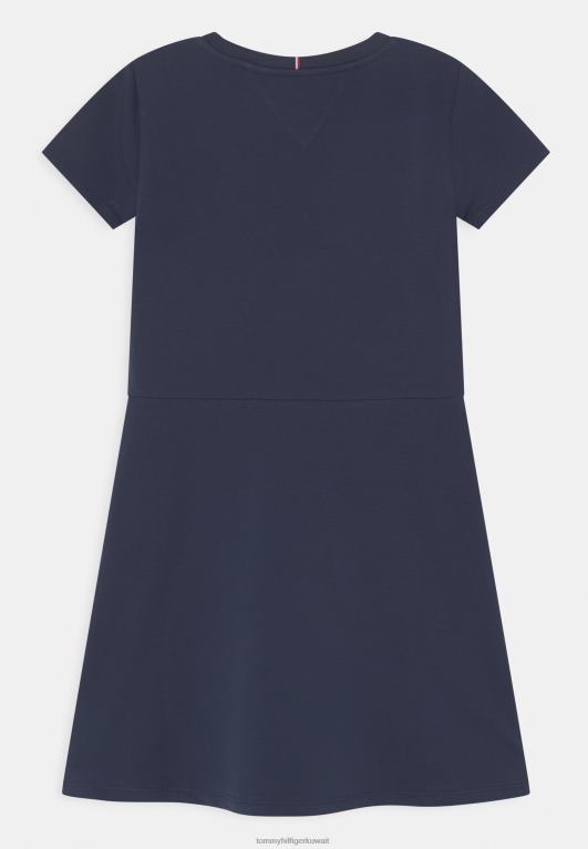 البحرية الشفق Tommy Hilfiger فستان يوم المتزلج الأساسي 446447411