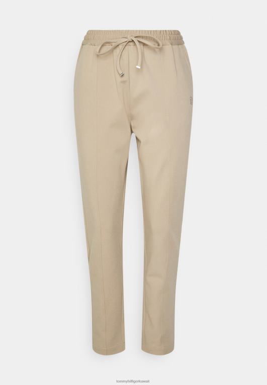اللون البيج Tommy Hilfiger سحب مدبب على السراويل 446447429