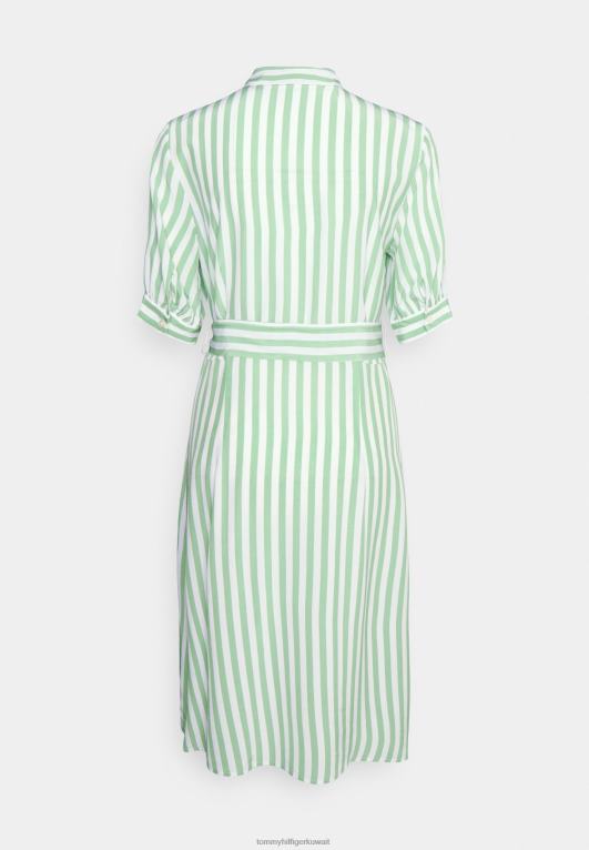 الأخضر النباتي Tommy Hilfiger فستان قميص فستان الركبة 446447436