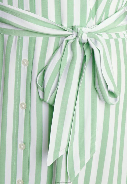 الأخضر النباتي Tommy Hilfiger فستان قميص فستان الركبة 446447436