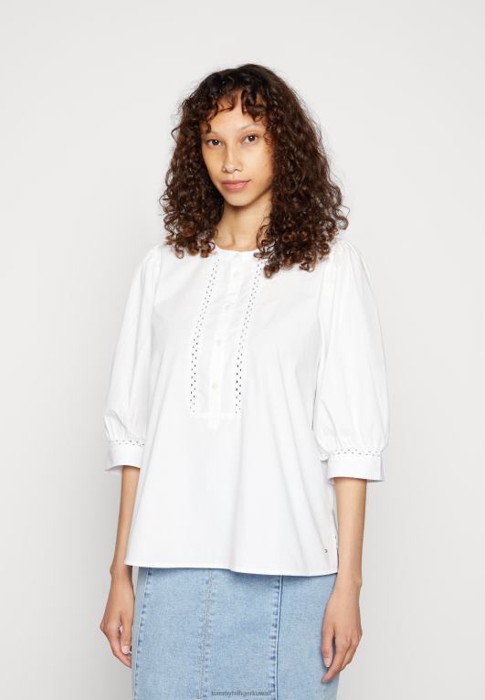 البصرية الأبيض Tommy Hilfiger تي شيرت مطبوع عليه هينلي 446447437