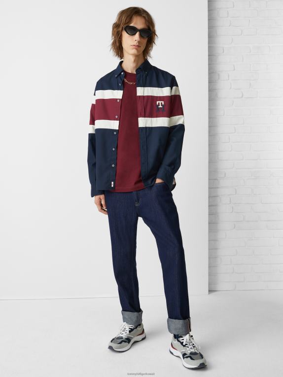 البحرية متعددة Tommy Hilfiger قميص ذو ألوان عادية 44644744