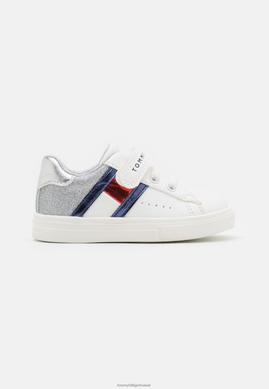 أبيض فضي Tommy Hilfiger المدربون 446447441