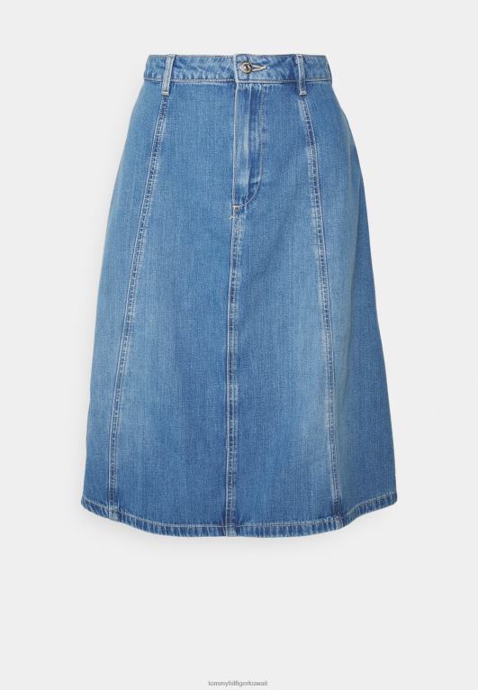 هالة Tommy Hilfiger تنورة الدنيم 446447453