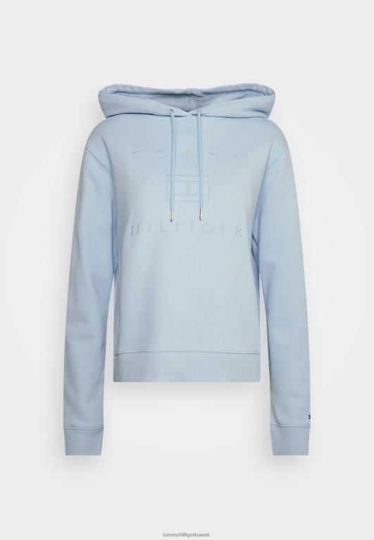 أزرق منسم Tommy Hilfiger سترة هوديي معدنية 446447457