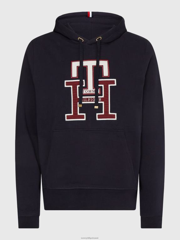 سماء الصحراء Tommy Hilfiger هوديي بأبليكة مونوغرام 44644746