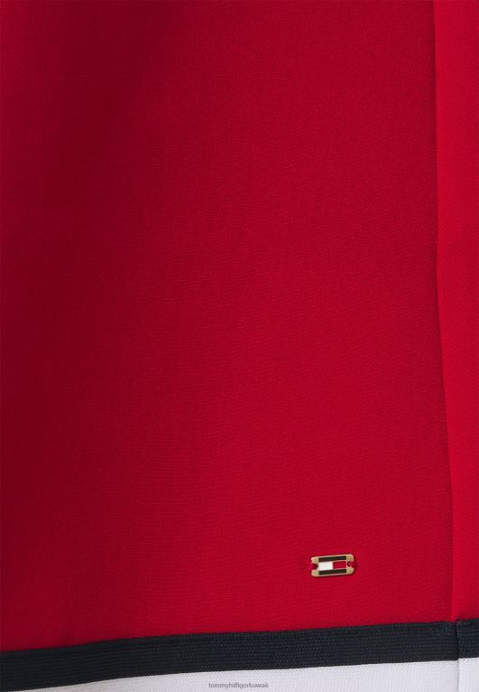 الأحمر الأساسي Tommy Hilfiger أنجيلا العالمية تنورة قصيرة تنورة ألف خط 446447478