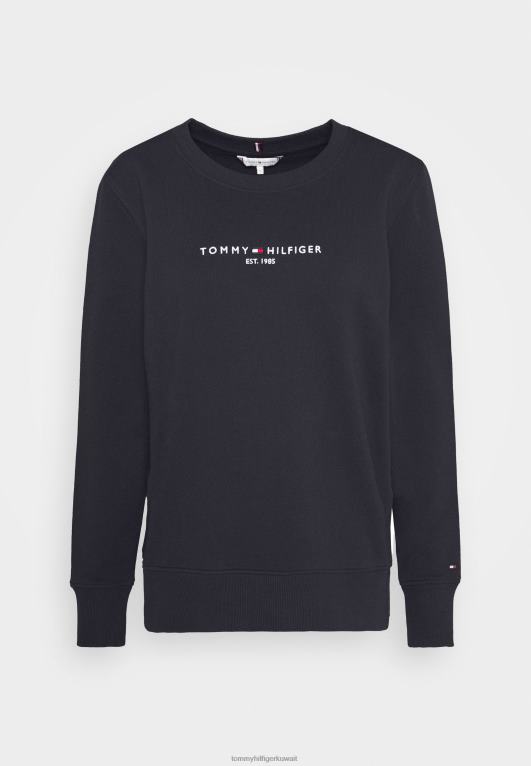 أزرق غامق Tommy Hilfiger البلوز العادية 446447518