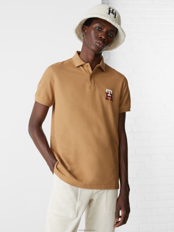 الكاكي الريف Tommy Hilfiger قميص بولو أساسي بمقاس عادي 44644751