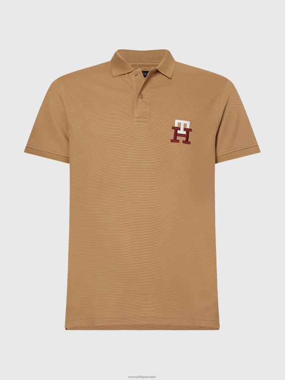 الكاكي الريف Tommy Hilfiger قميص بولو أساسي بمقاس عادي 44644751