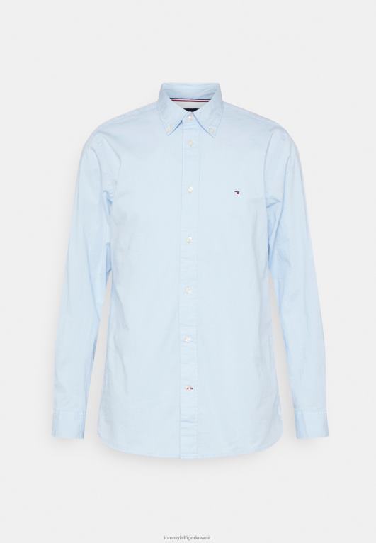 الأزرق الهادئ Tommy Hilfiger قميص مرن كلاسيكي 446447524