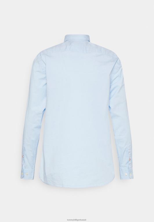 الأزرق الهادئ Tommy Hilfiger قميص مرن كلاسيكي 446447524