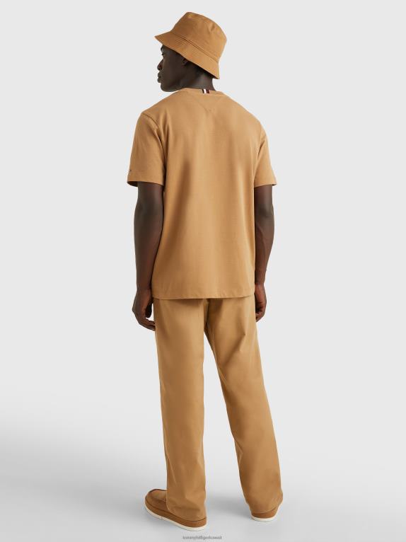 الكاكي الريف Tommy Hilfiger تيشيرت من القطن العضوي مزين بشعار المونوغرام 44644753