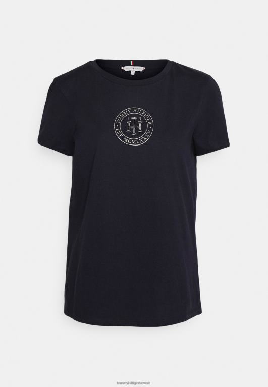 سماء الصحراء Tommy Hilfiger تي شيرت بطباعة عادية 446447548