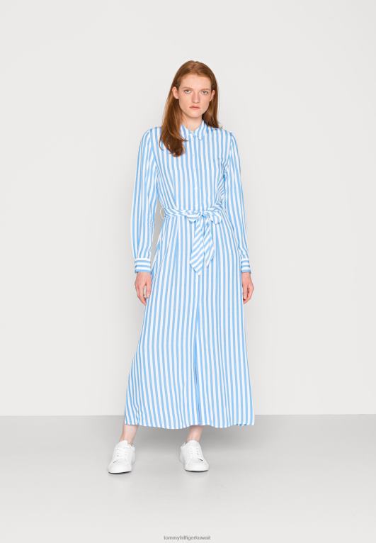 بانكر إس تي بي/هيدرينجيا بلو Tommy Hilfiger فستان ماكسي 446447592