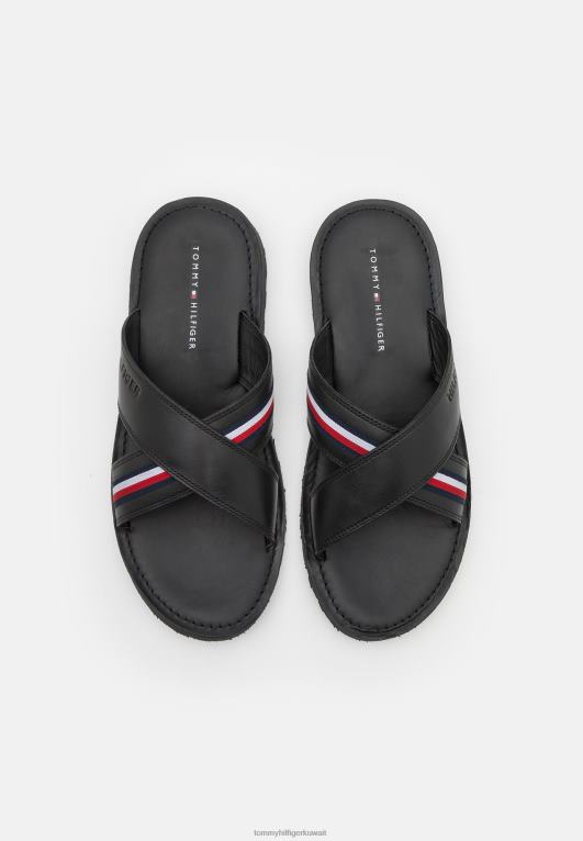 أسود Tommy Hilfiger البغال مزيج متقاطع 446447628