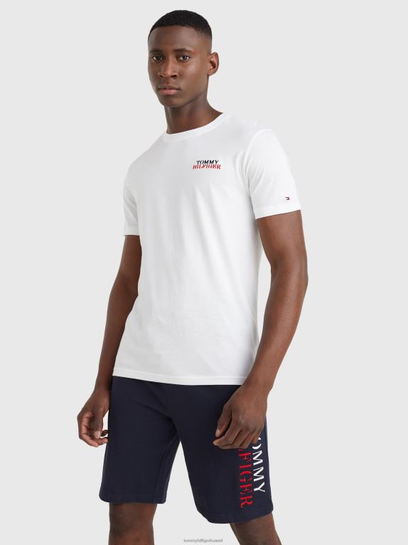 أبيض Tommy Hilfiger تي شيرت طاقم كلاسيكي 44644763