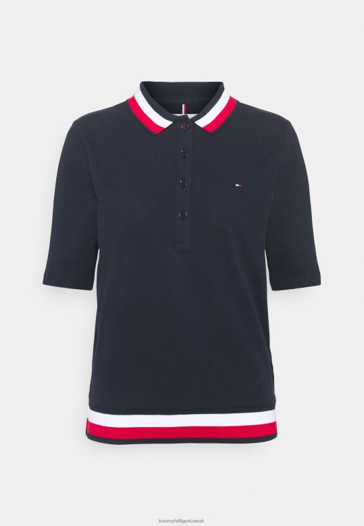 سماء الصحراء Tommy Hilfiger قميص بولو عادي 446447631