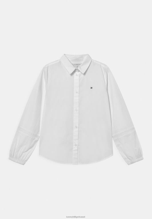 أبيض Tommy Hilfiger بلوزة صلبة 446447632