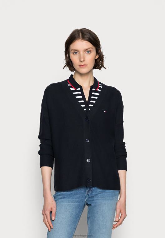 أزرق Tommy Hilfiger سترة صوفية 446447633