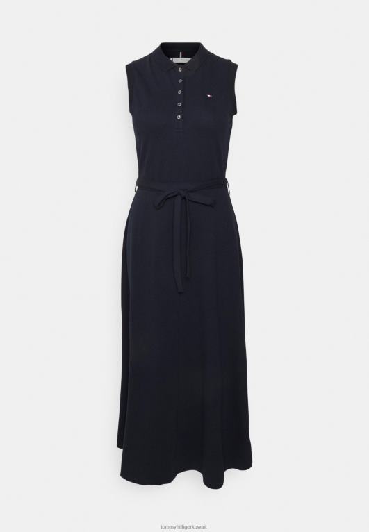 سماء الصحراء Tommy Hilfiger فستان قميص ميدي 446447648