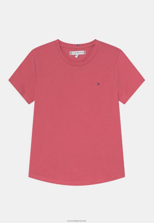 البطيخ العميق Tommy Hilfiger قميص أساسي أساسي 446447654