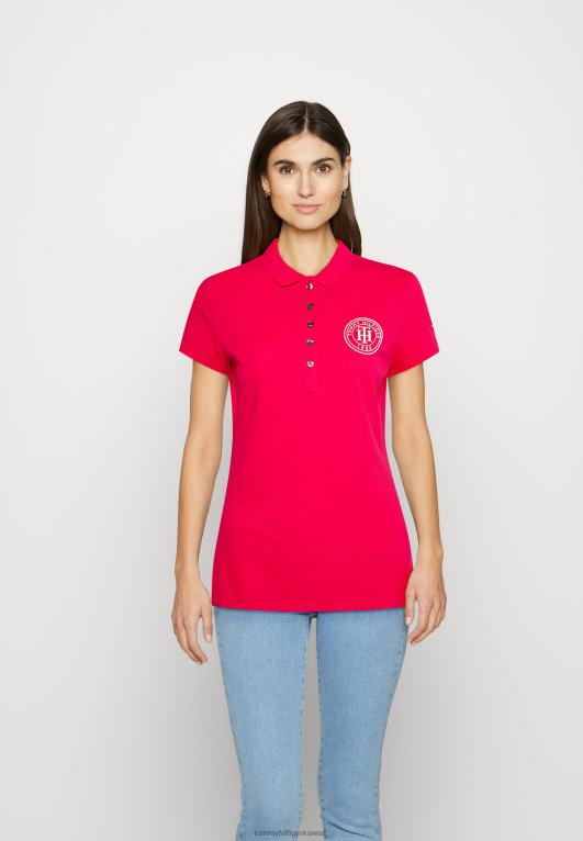 روعة الوردي Tommy Hilfiger قميص بولو دائرة ضئيلة 446447660