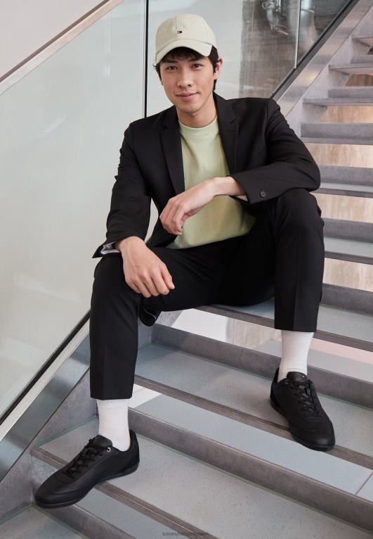 أسود Tommy Hilfiger المدربين المحترفين الحديثين 446447735